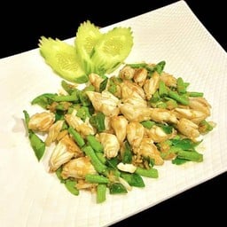 ปูผัดพริกเหลือง (กับข้าว)