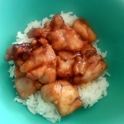 ข้าวราดไก่หวาน