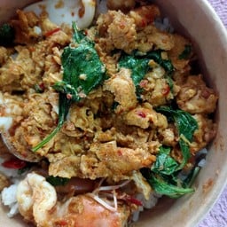 ข้าวไข่ข้นห่อหมกทะเล