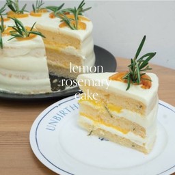 Lemon rosemary cake
