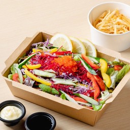 Shirauo salad