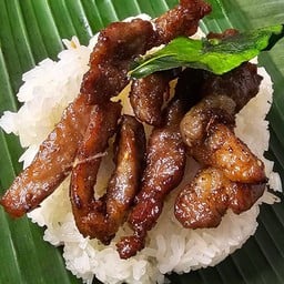 ข้าวเหนียว+หมูเบรกแตก