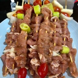 บาร์บีคิวรูดไม้/หอยทอดแป้งกรอบ