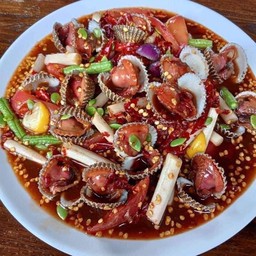 ตำหอยแครง