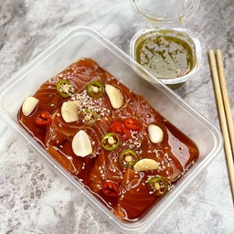 แซลมอนดองซีอิ๊วญี่ปุ่น(เดี่ยว)/စိုင်းမော့ ဒေါင်း ချိုင်း