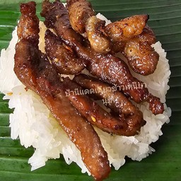 ข้าวเหนียว+หมูคุณหนู