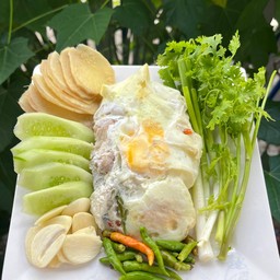 ปลาส้มหมกไข่ทรงเครื่อง