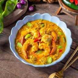 แกงคั่วเห็ดแครงกุ้ง