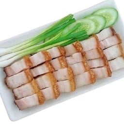 ทิพวรรณ ข้าวหมูแดง สุพรรณ & ต้มเลือดหมูใบยา(จิงจูฉ่าย) ถนนกาญจนาภิเษก