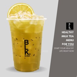 ชาเขียวใสน้ำผึ้งมะนาว