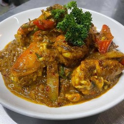 กุ้งผัดผงกระหรี่