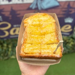 Toast butter and condensed milk