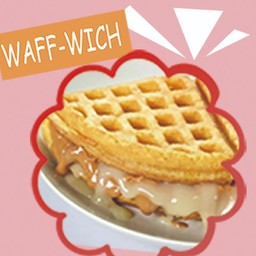 วาฟ-วิช เนยถั่ว,นมข้นหวาน Waff-Wich Condensed Milk , Peanut Butter 9002