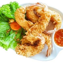 กุ้งชุบแป้งทอด