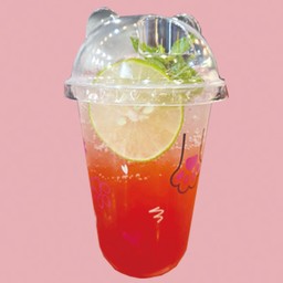 ชาสตรอเบอร์รี่ โซดา Strawberry Tea or Soda 8004