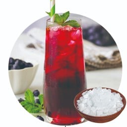 ชาบลูเบอร์รี่ วุ้นมะพร้าวี Blueberry Tea Coconut Jelly 5019