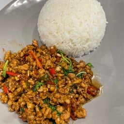 ข้าวกะเพราหมูสับ