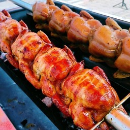 ไก่หมุน อบน้ำผึ้ง