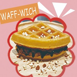วาฟ-วิช ซอสช็อกโกแลตอัลมอนด์  Waff-Wich Almond Chocolate Sauce 9004