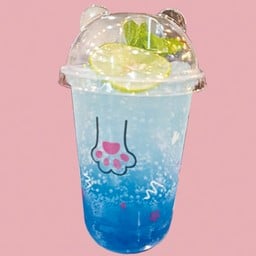 ชาลิ้นจี่บลูฮาวาย โซดา Blue Hawaii Lychee Tea or Soda 8005