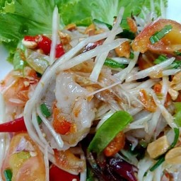 ส้มตำกุ้งสด