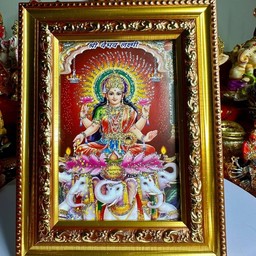 Crispy Images Of Goddess Lakshmi, Pangprathan Saphan, Lotus Flower