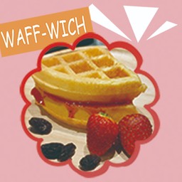 วาฟ-วิช ซอสสตรอเบอร์รี่ลูกเกด Waff-Wich Raisin Strawberry Sauce 9001