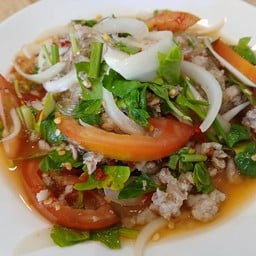 ยำวุ้นเส้นหมูสับ