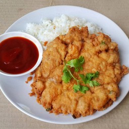 ข้าวไข่เจียวหมูสับ