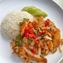 ข้าวยำไก่แซ่บ