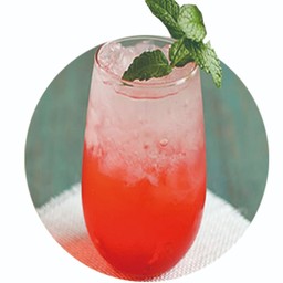 น้ำแดงโชดามะนาว Red Soda Lime Juice 5022