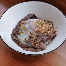 ข้างเนื้อวากิวไข่ออนเซน