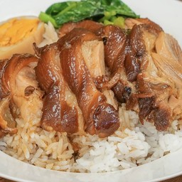 ข้าวขาหมูเนื้อหนัง+ไข่1ฟอง