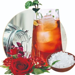 ชากุหลาบ วุ้นมะพร้าวี Rose Tea Coconut Jelly 5020