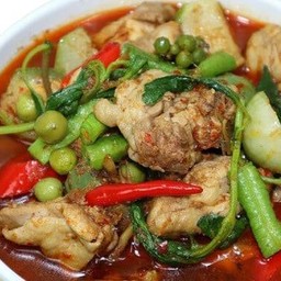 แกงป่าไก่บ้าน(ถ้วย)