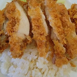ข้าวมันไก่ทอด
