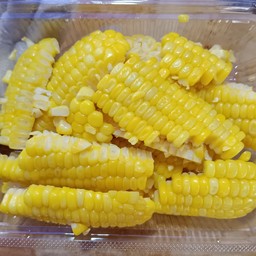 1 Grilled Corn, Cut Into Pieces Without Dipping Sauce