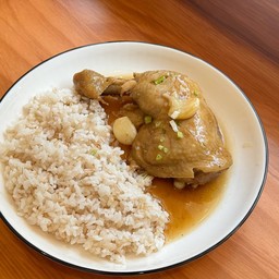 ข้าวไก่อบพริกไทยดำ