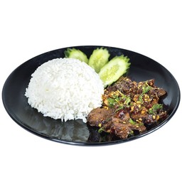 ข้ากะเพราเนื้อตุ๋น