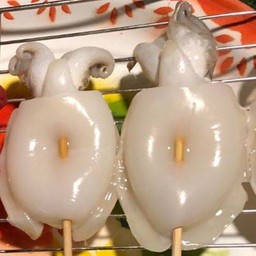 หมึกย่างหน้าบ้าน เนินพลับหวาน