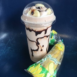 กล้วยสดช๊อคโกแลตปั่น