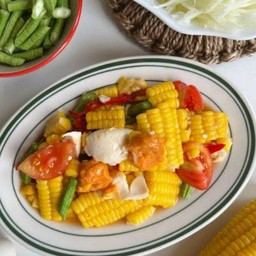 ตำไทยข้าวโพดไข่เค็ม