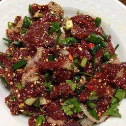 ก้อยเนื้อดิบ(ขม)