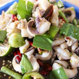 ตำถั่วปลาหมึก