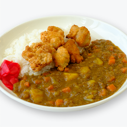 ข้าวแกงกะหรี่ ไก่คาราอาเกะ