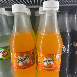 มิรินด้ากลิ่นส้ม+น้ำแข็งแก้ว