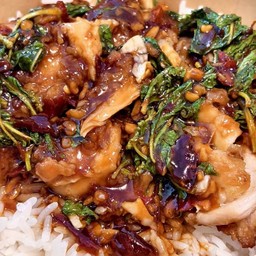 ป้าอ้อยข้าวไก่ทอดเทริยากิ&ข้าวไก่ทอดกระเพรา เพิ่มสิน