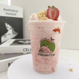 สตรอว์เบอร์รี่ชีสเค้กปั่น 16 oz