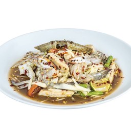 ตำปูม้า+กุ้งสด+หมูยอ