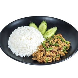 ข้าวกะเพราหมูสับ